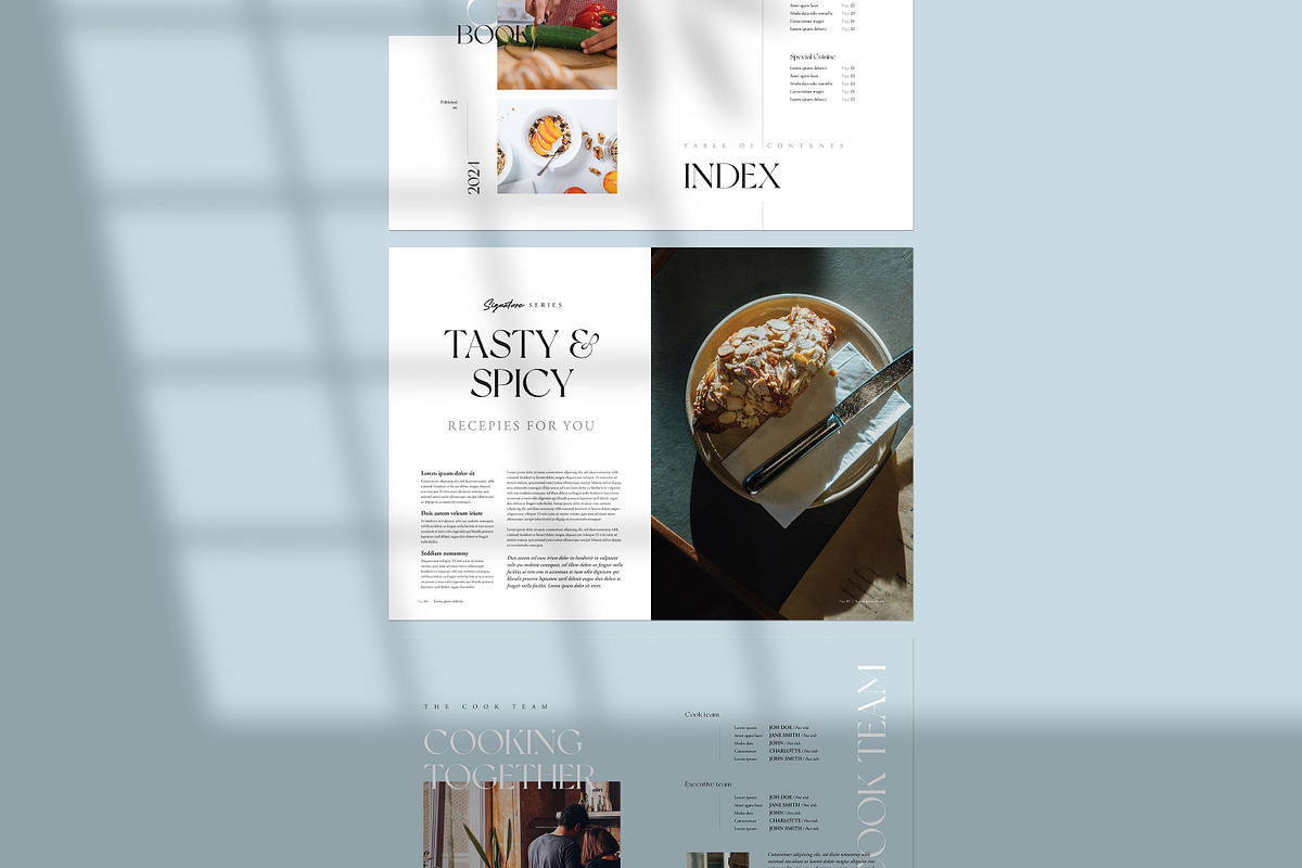 Cookbook / Recipe Book, a Brochure Template by GoldenPixelStudio (Photo 5 of 22)