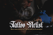 The Raid Letter - Blackletter, a Blackletter Font by Meizzaluna Design (Thumbnail 10 of 10)
