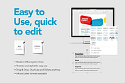 Colorful Resume Set, a Resume Template by Knockout Prezo (Thumbnail 4 of 10)