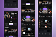Sportzon - Sport News Landing Page, a Landing Page Template by SLAB! Design (Thumbnail 3 of 4)