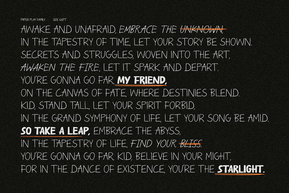 Paper Play - Handwriting Family, a Handwritten Font by Invasi Studio (Photo 8 of 10)