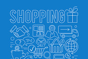 Online Shopping Icons and Process, a Finance Illustration by TAlex (Thumbnail 6 of 7)