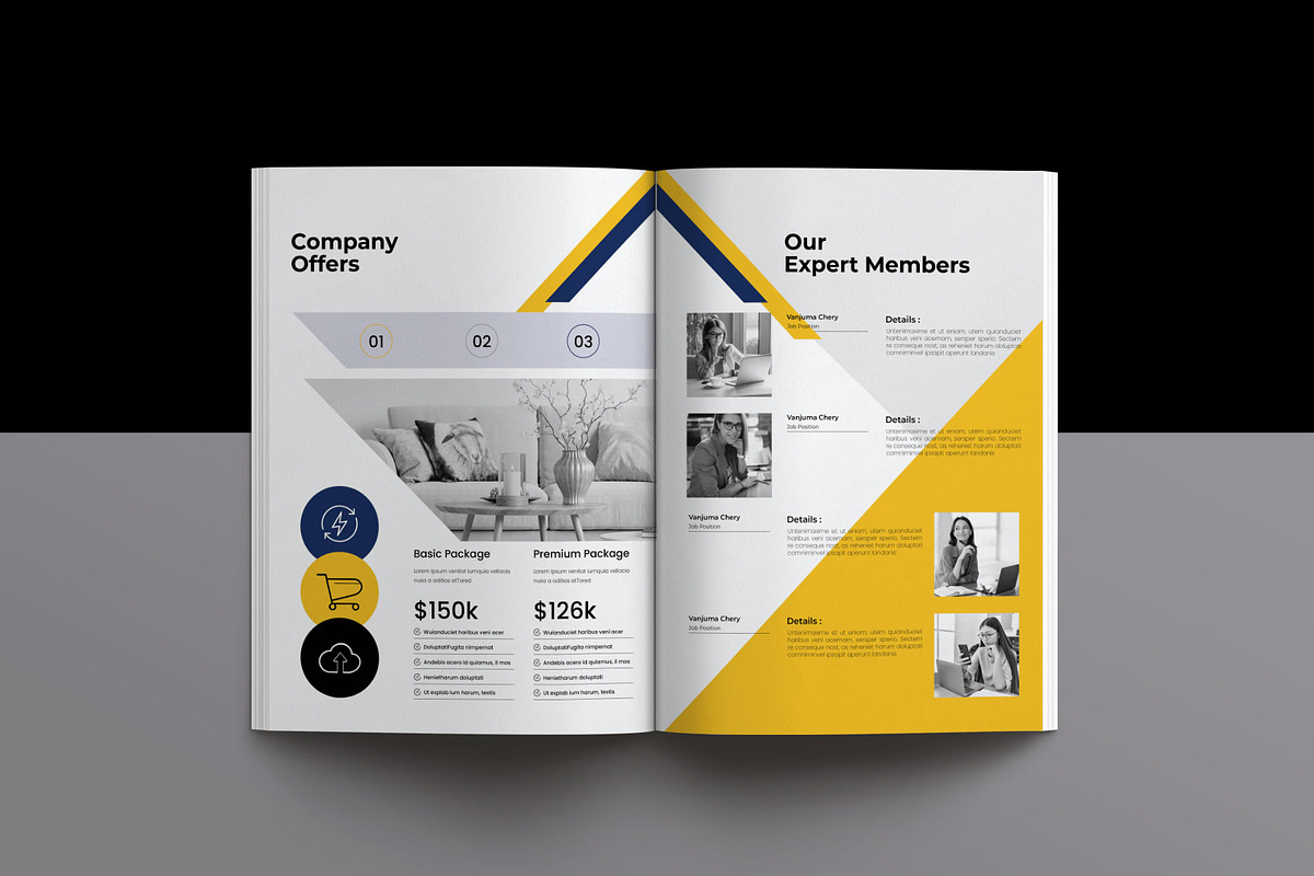 Agency Brochure Template Layout, a Brochure Template by Creative-Work (Photo 6 of 8)