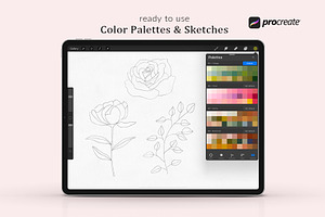 Procreate Watercolor Brushes Kit