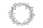 Easter Floral Botanical Frame Bundle, an Object Illustration by Designer_Momina (Thumbnail 3 of 14)