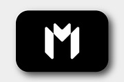 Modern Red M Logo on White Backgroun, a Branding & Logo Template by Salman Shop (Thumbnail 4 of 4)