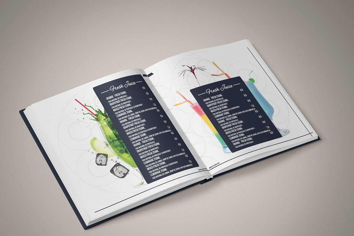 Blue Lounge Square Menu Theme, a Templates & Theme by VladAlexandru93 (Photo 4 of 5)