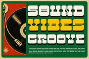 Incline – Retro Groovy Slab Serif, a Slab Serif Font by Font Liner (Thumbnail 6 of 11)