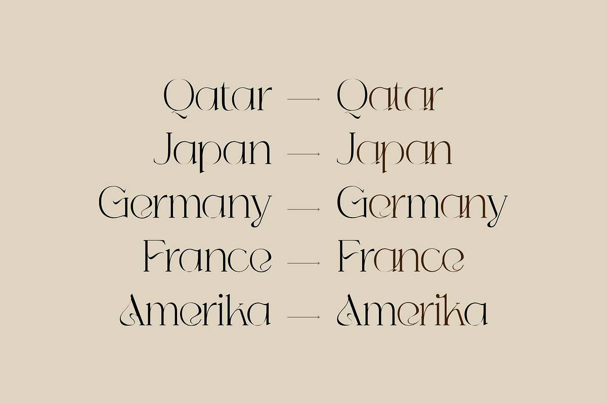 Glamuk Display - Modern Serif, a Serif Font by Nirmana Visual (Photo 12 of 16)