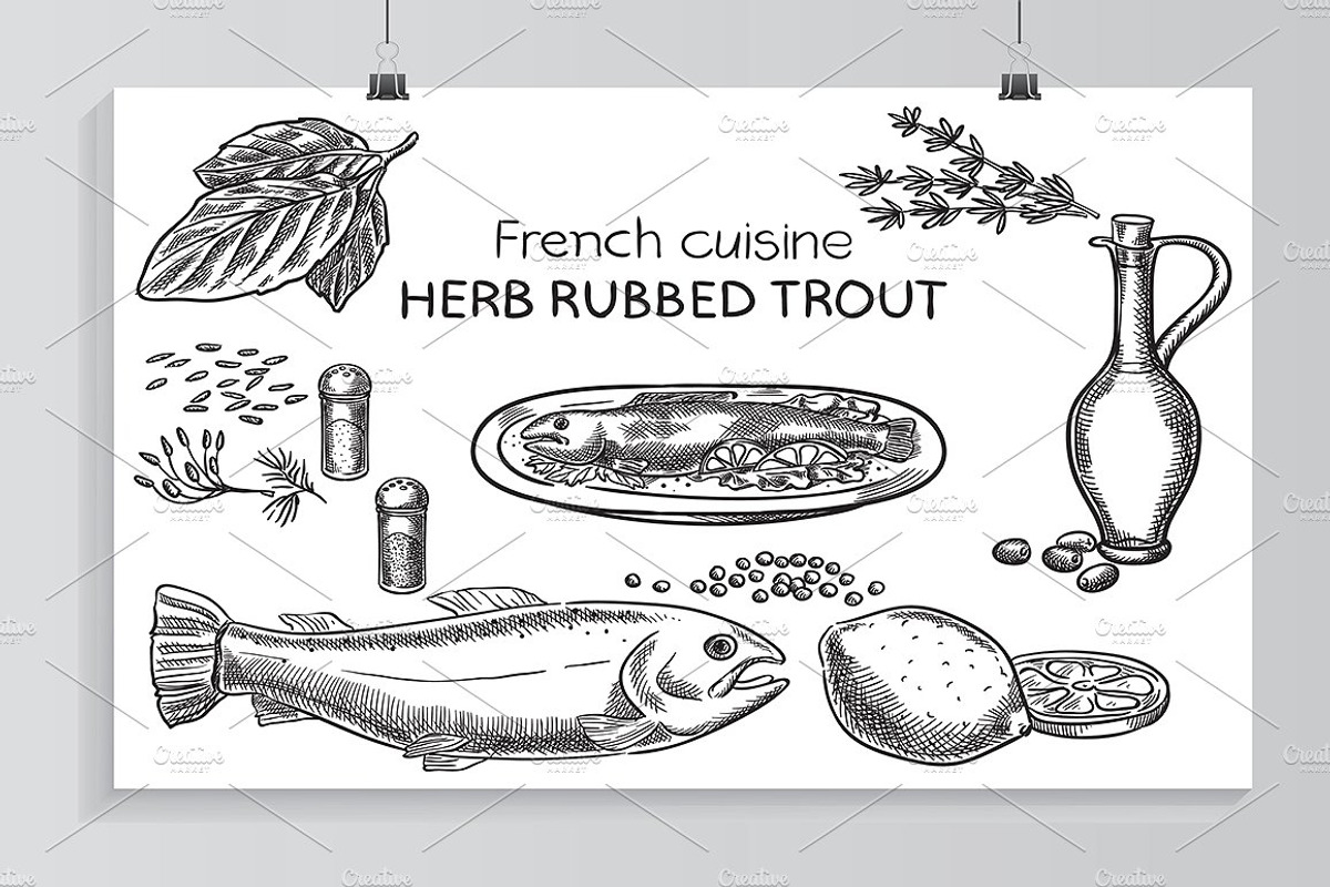 French cusine., a Food Illustration by © Fisher Photostudio (Photo 5 of 7)