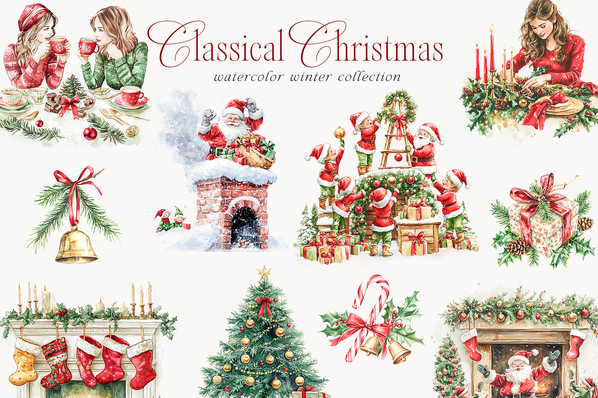New! Winter Christmas Edition, a Seasonal Illustration by Isabelle Salem (Photo 50 of 227)