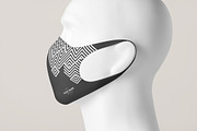 Face Mask Mock-up 3, a Mask Mockup by Yogurt86 (Thumbnail 4 of 12)