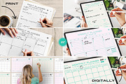 TIME MANAGEMENT_Full Planner Set, a Stationery Template by GoodNess Graphics (Thumbnail 2 of 8)