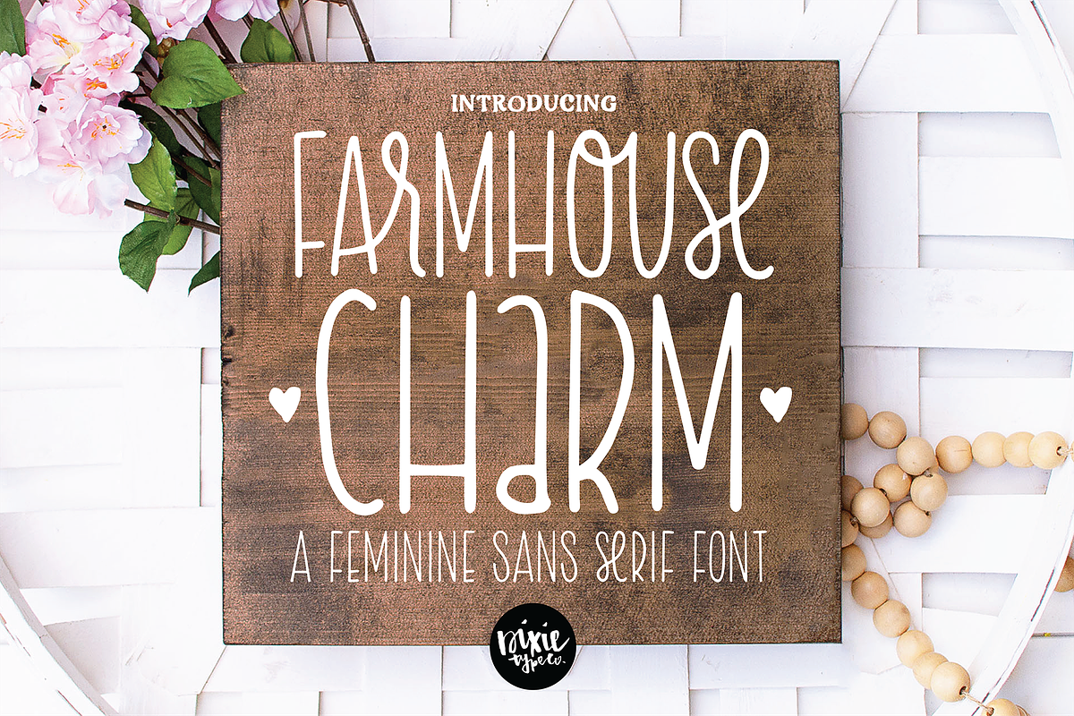 Farmhouse Font Bundle preview 5