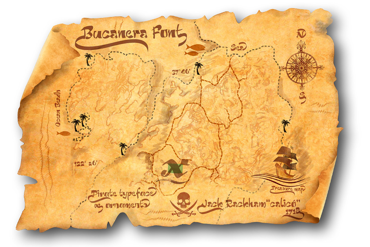 Bucanera font preview 2