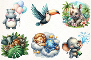 Safari Animals Png, an Illustration by Pixels.Craft (Thumbnail 2 of 7)