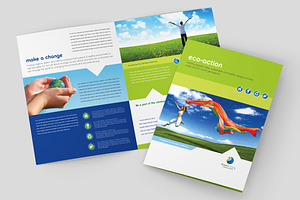 Sustainable Living Brochure Template, a Brochure Template by StockLayouts