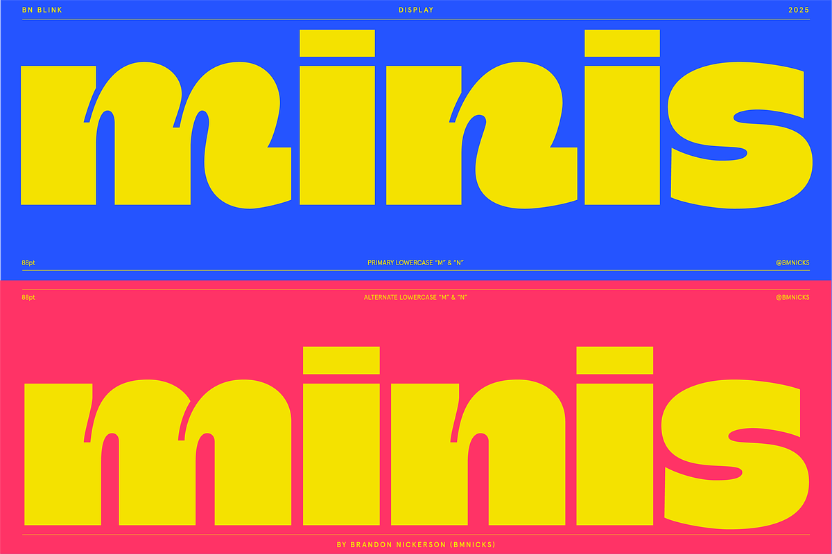 BN Blink, a Sans Serif Font by Bnick (Photo 4 of 16)