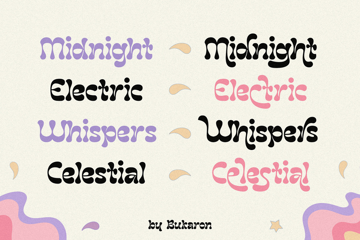 Bukaron - Retro Display Font, a Font by Ekahermawan (Photo 4 of 14)