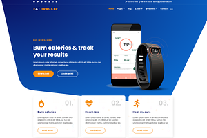 AT Tracker Onepage WordPress Theme