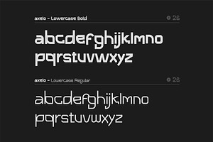 Axelo - Display Font