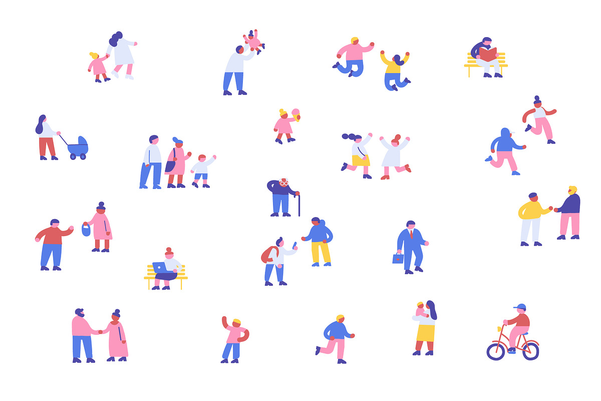 Tiny people crowd, a Person Illustration by Vector_Art (Photo 7 of 12)