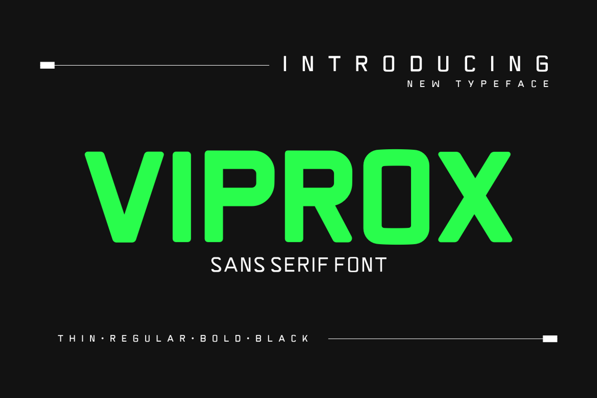 Viprox, a Sans Serif Font by twinstd (Photo 1 of 12)