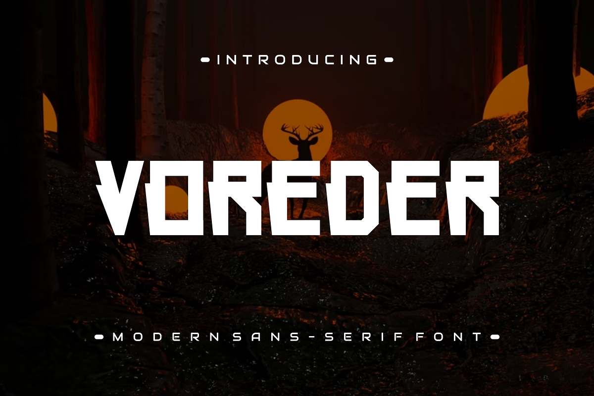 Voreder font, a Serif Font by VectorCraft (Photo 1 of 4)