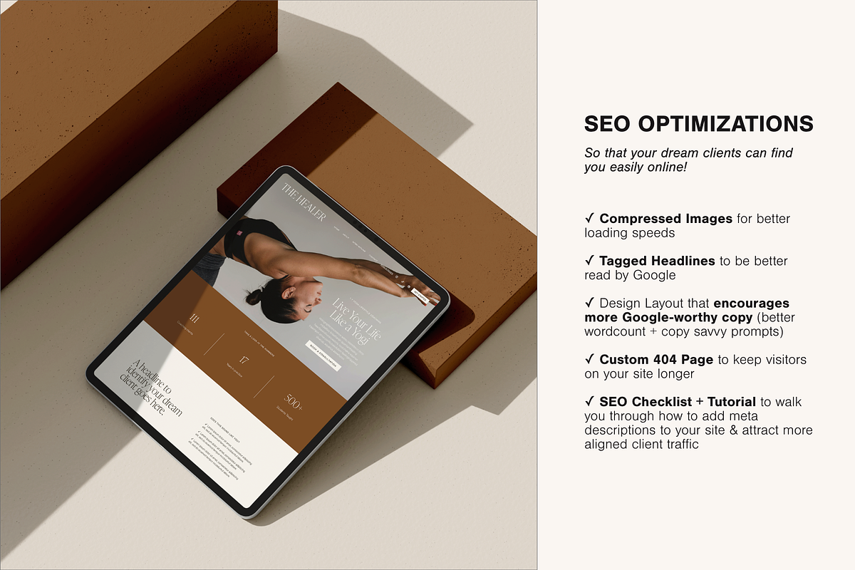 Premium Squarespace Website Template preview 6