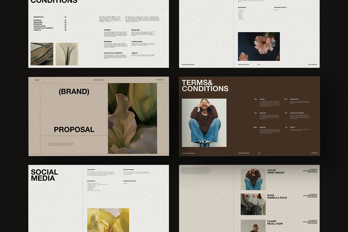 BLEU | Brand Proposal, a Magazine Template by Studio Brand (Photo 1 of 13)