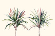 Tropical leaves patterns and element, a Decorative Illustration by irina.vaneeva (Thumbnail 3 of 11)