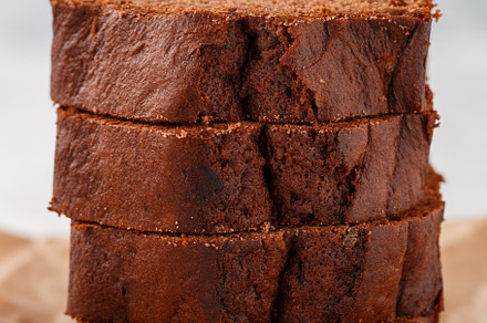 banana chocolate loaf. Pound cake