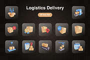 Logistics 3D Icons Set, an Object 3D Model by Kmg Design (Thumbnail 3 of 3)