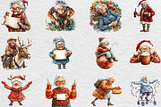 Funny Old Lady Christmas Sublimation, an Illustration by Black Bird Studio (Thumbnail 4 of 4)