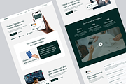 Uidex Banking SaaS Website, a Landing Page Template by Ahmed Rubel (Thumbnail 2 of 4)