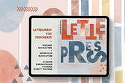 LetterPress Brushes for Procreate, a Brush Add-On by OkayAnnie Designs (Thumbnail 1 of 11)