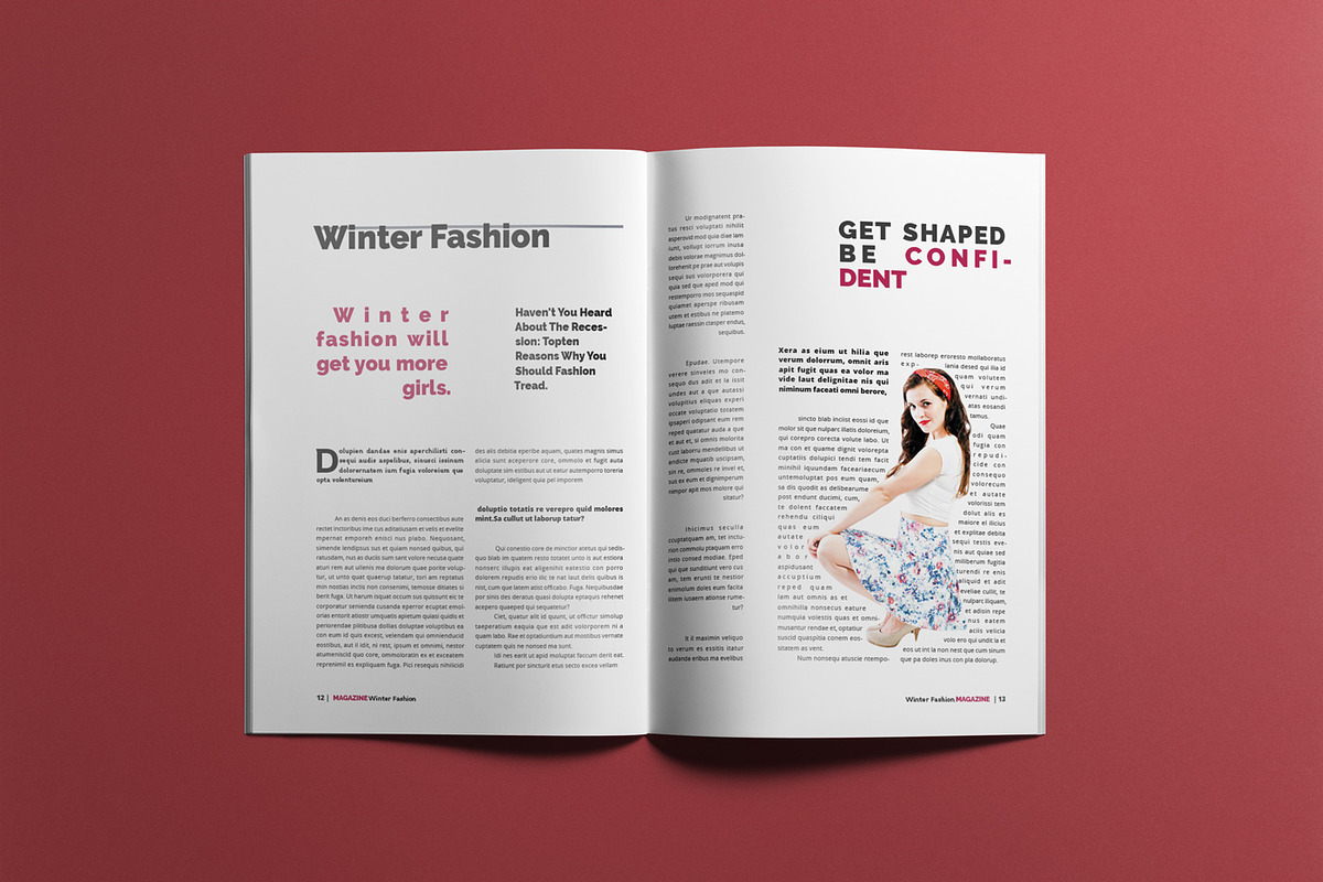 Winter Special Magazine Layout