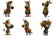 African Zebra Black History Clipart, an Illustration by Designking (Thumbnail 2 of 5)