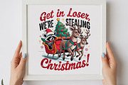 Get In Loser Christmas PNG, a Graphic by olgasallom (Thumbnail 2 of 3)