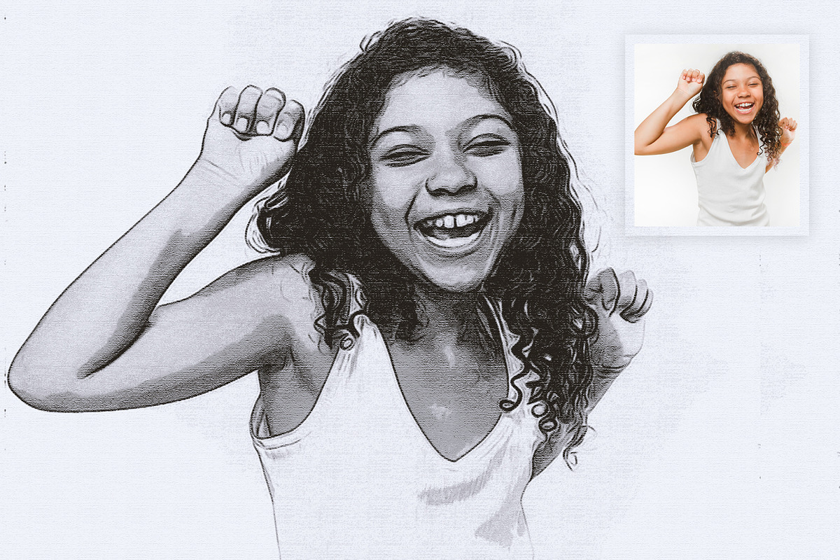 Retro Art Photoshop Action, an Action Add-On by DesignCave (Photo 2 of 5)