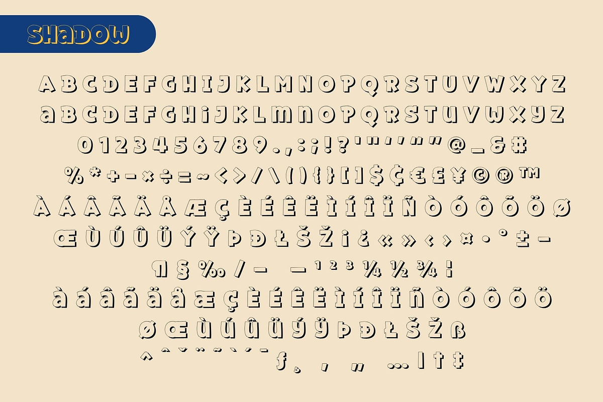 Fox Dinky : 4 Font Styles, a Symbol Font by Fox7 By Rattana (Photo 14 of 14)