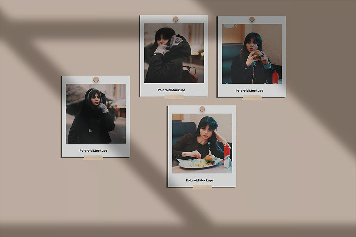 Polaroid Mockup, an Advertising Mockup by zpackcreative (Photo 4 of 5)