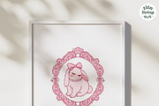 Coquette Easter Clipart | Hand Drawn, an Animal Illustration by TitaLivingArt (Thumbnail 9 of 12)