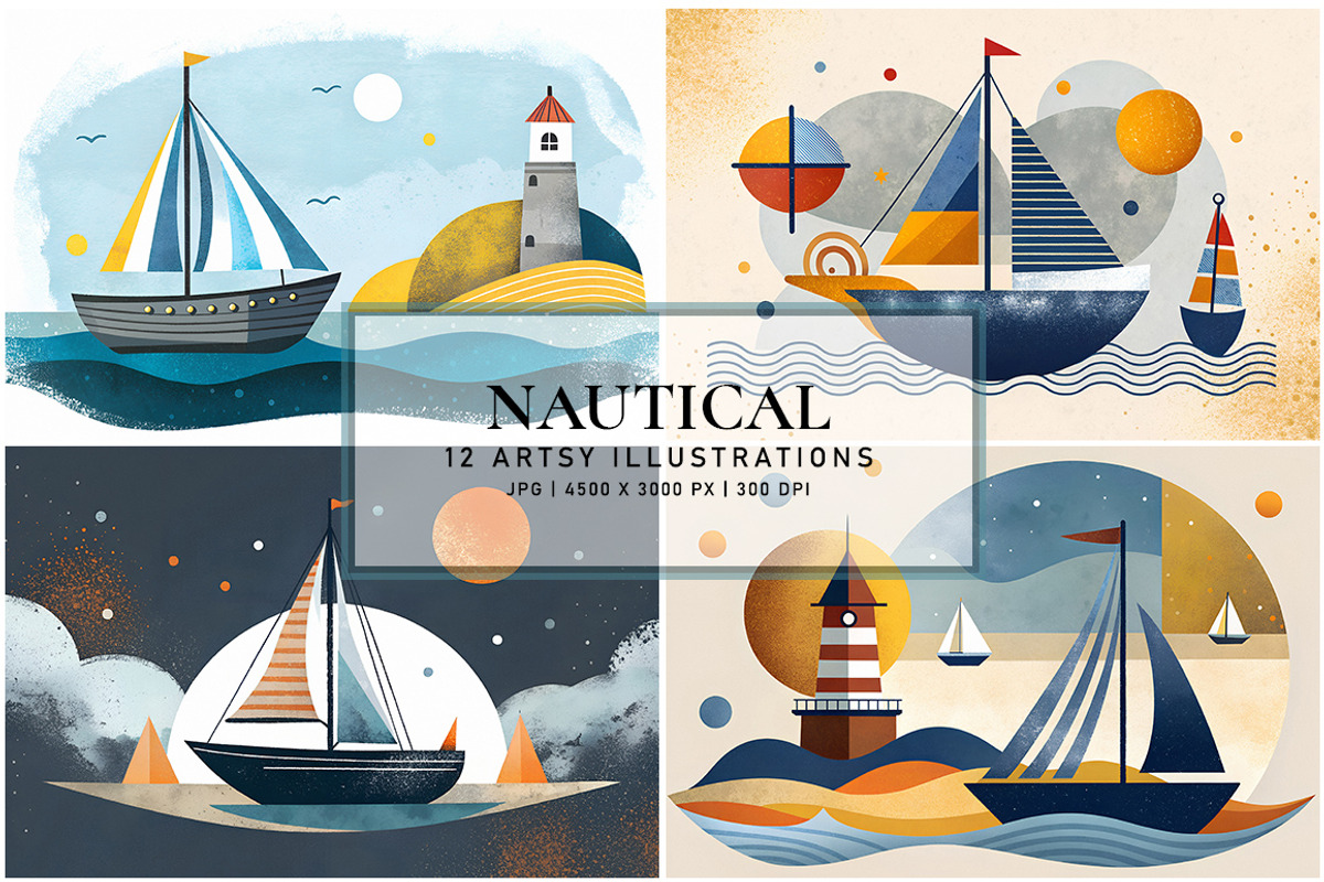 Nautical, a Decorative Illustration by Digital Art Creations (Photo 2 of 7)