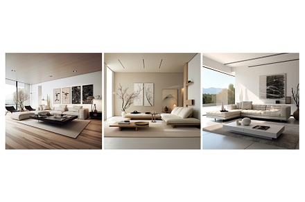 modern minimalist living room, an Architecture Photo by pikepicture