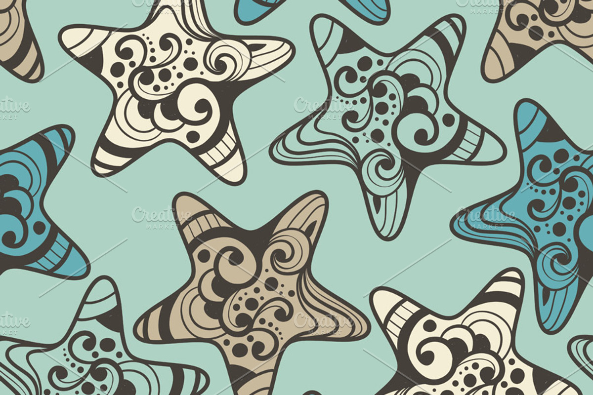 Vector Seamless Pattern with Highly
