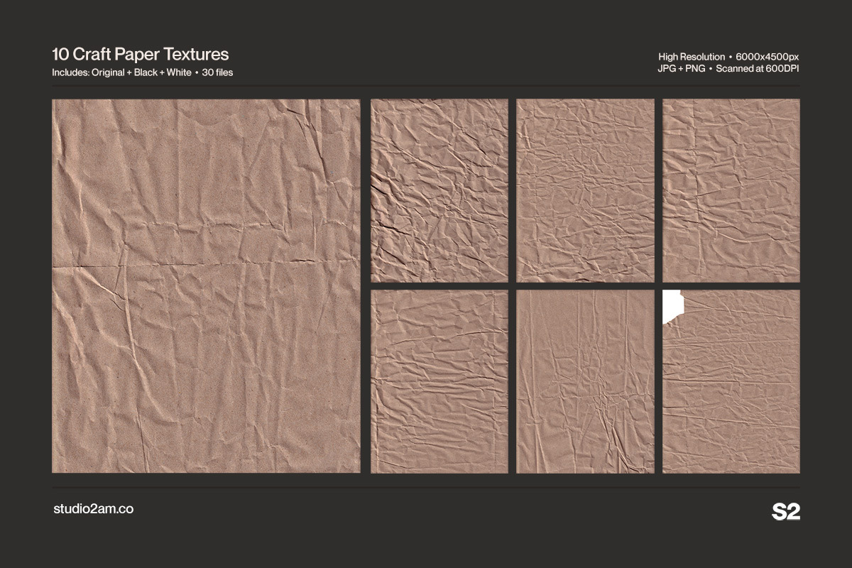 200+ Paper Textures Bundle, a Texture Graphic by Studio 2am (Photo 5 of 12)