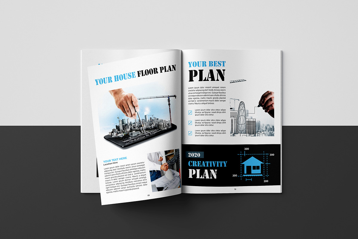 Real Estate Brochure, a Brochure Template by crazyOWL (Photo 8 of 11)