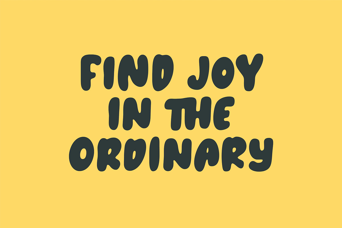 Joypops - Handwritten Bubble Font, a Handwritten Font by Panatype™ Studio (Photo 8 of 9)