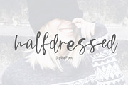 Halfdressed | stylist font, a Script Font by Artstudio (Thumbnail 1 of 9)